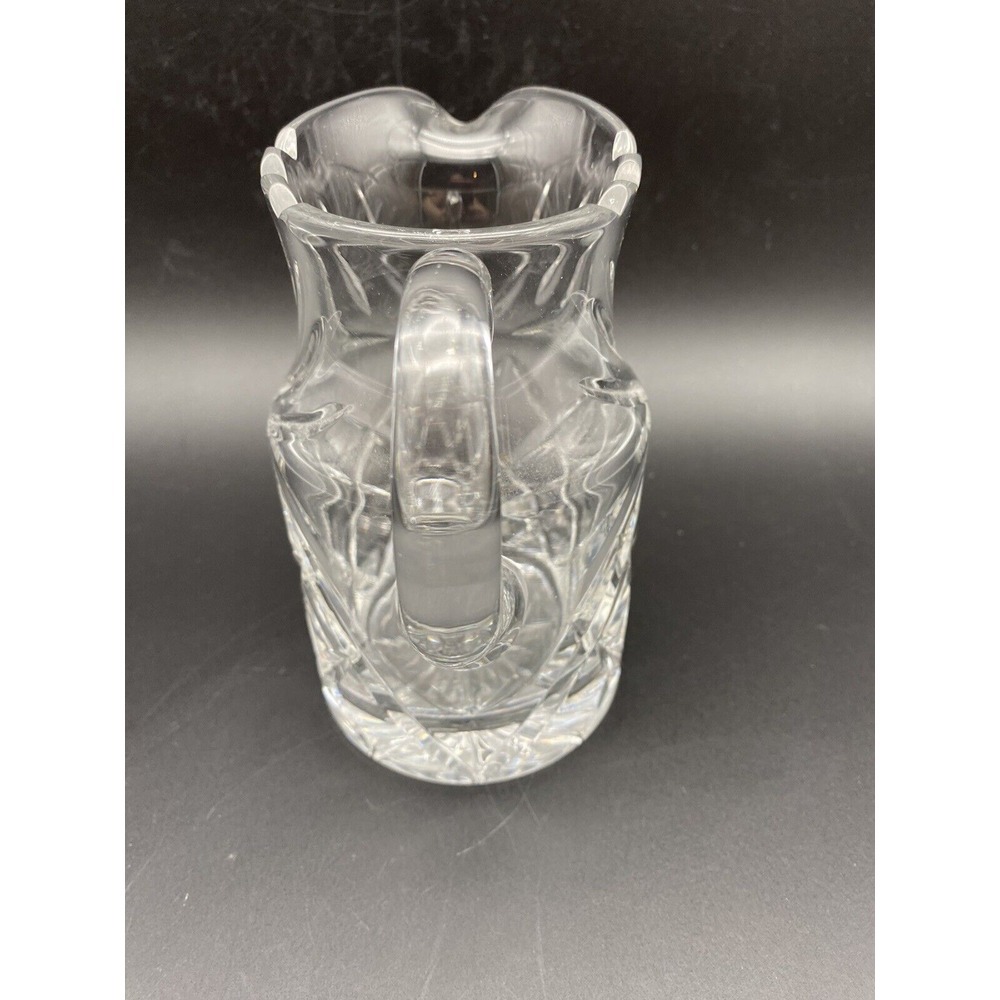 Rogaska Crystal Pitcher Diamond Pattern 6" Signed - Picture 4 of 10